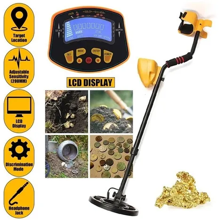 Detector Metales Md-3010ii Alta Sensibilidad Y Rendimiento 2