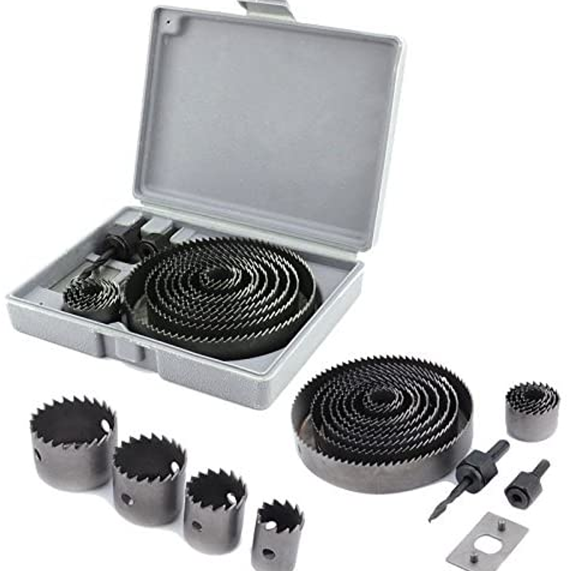 Set Sierra Copas 16 Piezas Para Madera 1