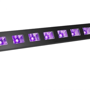 Luz Led Uv Negra Para Fiestas Fluor Ultravioleta Barra 9x3w