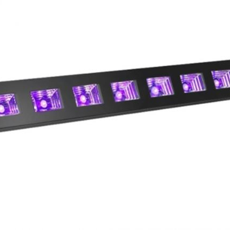 Luz Led Uv Negra Para Fiestas Fluor Ultravioleta Barra 9x3w 2