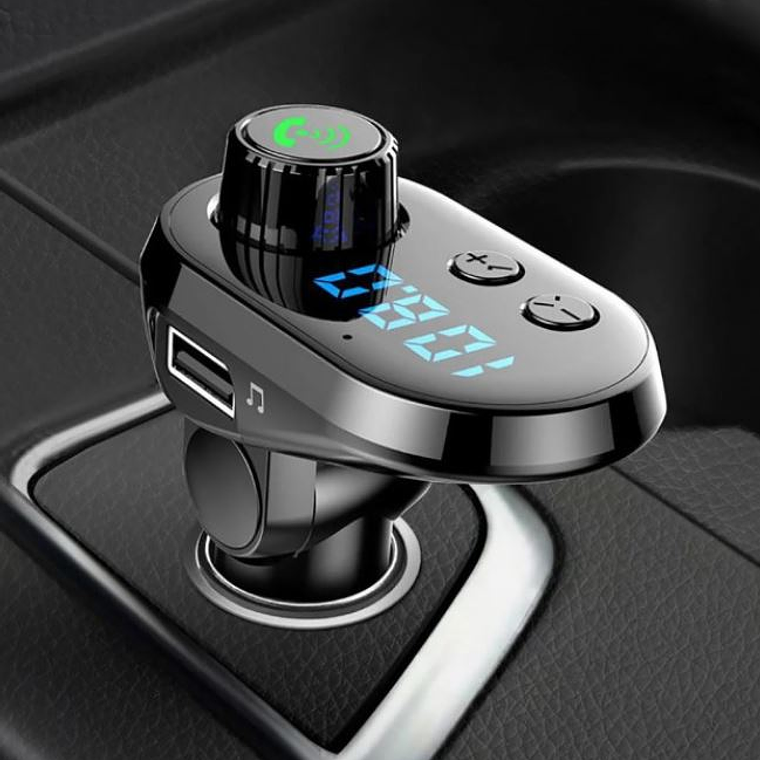 Transmisor 5 En 1 Fm Bluetooth Usb Mp3 Auto 2