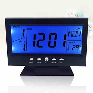 Reloj Despertador Digital Pantalla Lcd Led Ds-8082