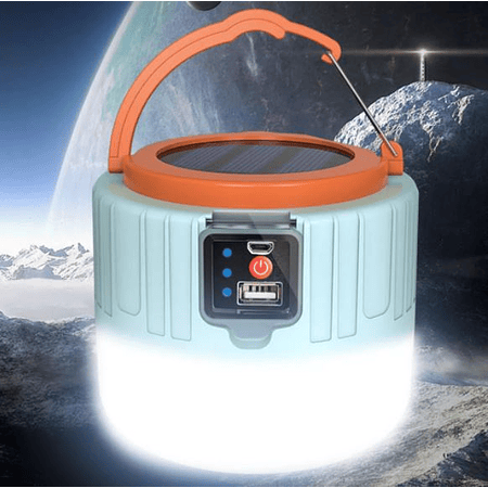 Lampara De Camping Usb Solar De Emergencia Multifuncional