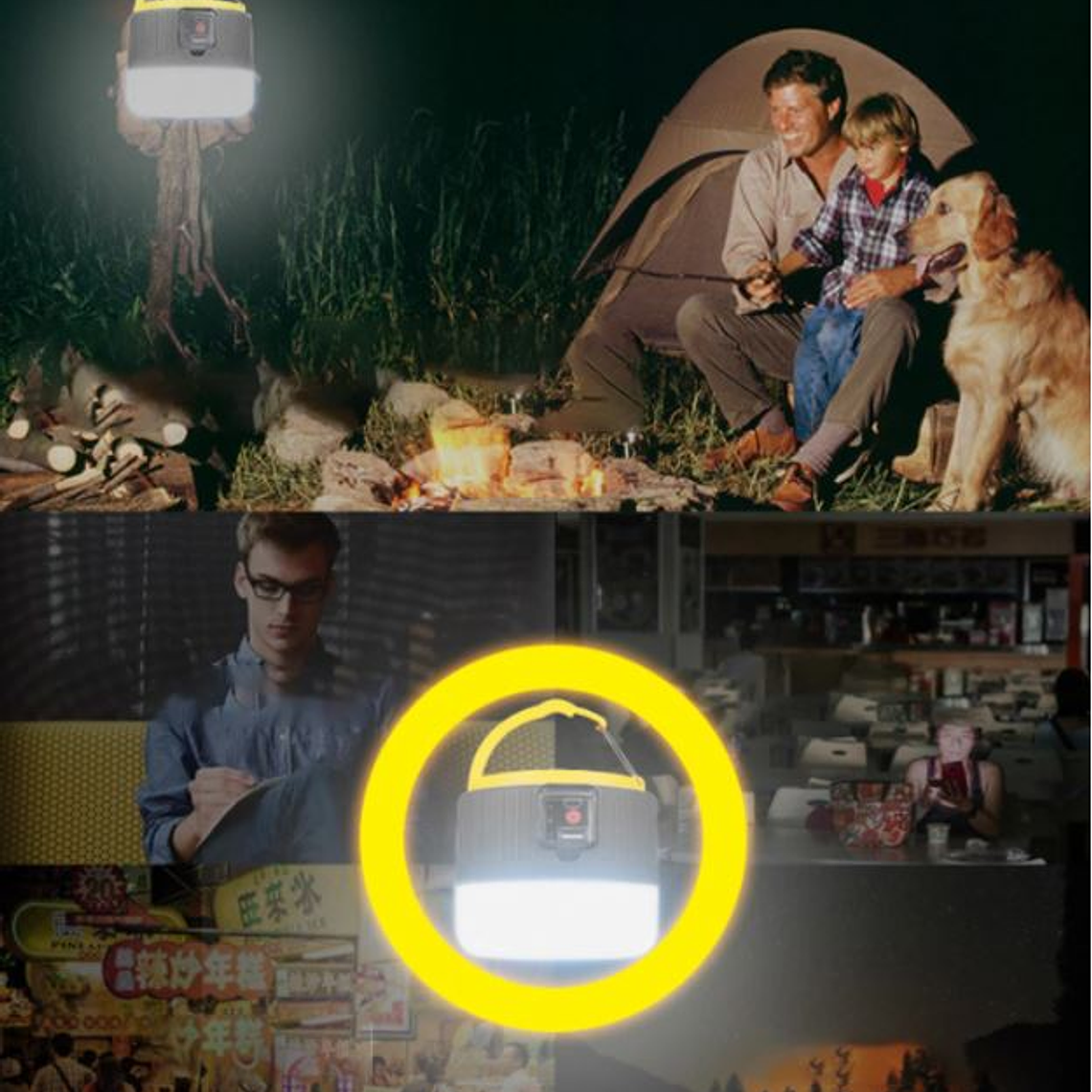 Lampara De Camping Usb Solar De Emergencia Multifuncional 2