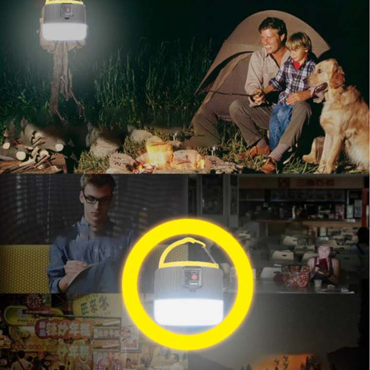 Lampara De Camping Usb Solar De Emergencia Multifuncional 2