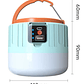 Lampara De Camping Usb Solar De Emergencia Multifuncional - Miniatura 3