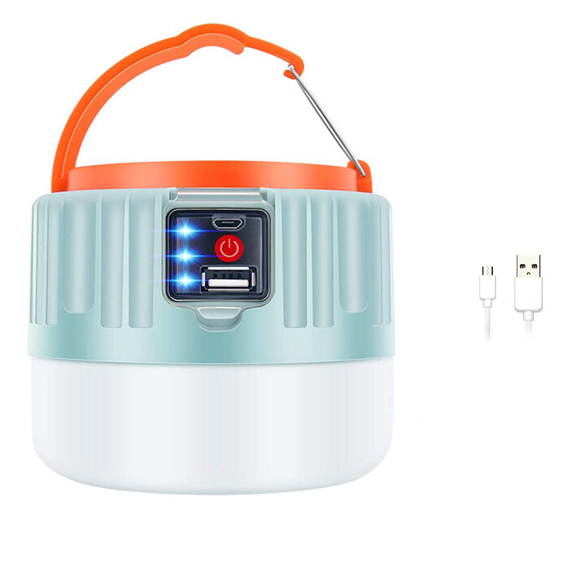 Lampara De Camping Usb Solar De Emergencia Multifuncional 4