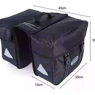 Alforja Para Bicicleta Ciclismo Doble Reforzada