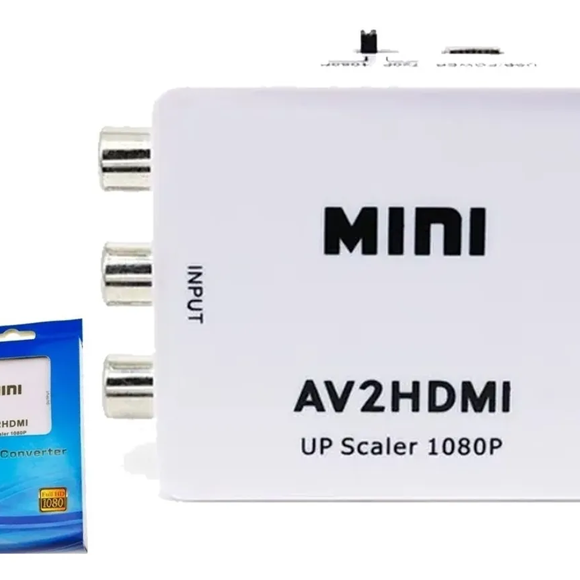 Adaptador Conversor AV RCA Análogo a Hdmi Digital 1