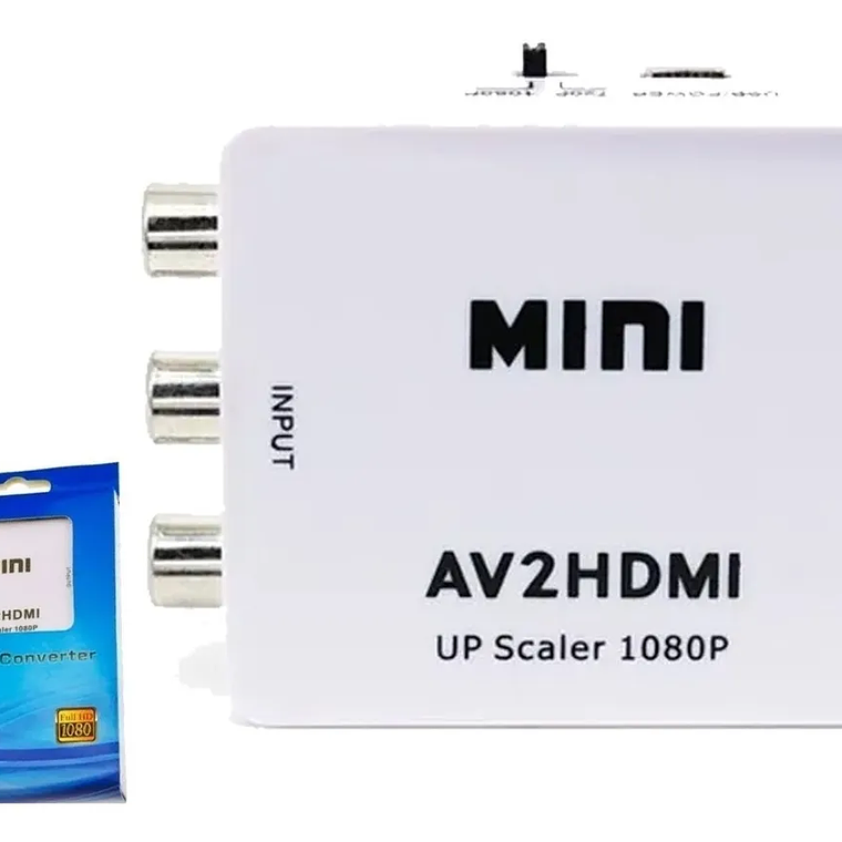 Adaptador Conversor AV RCA Análogo a Hdmi Digital 1
