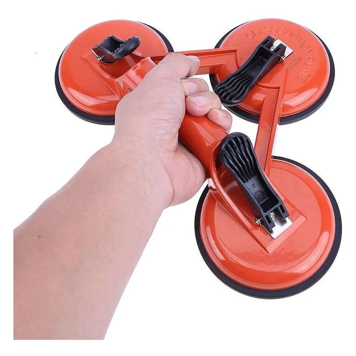 Ventosa, Succionador Para Vidrio, De 3 Chupones 1