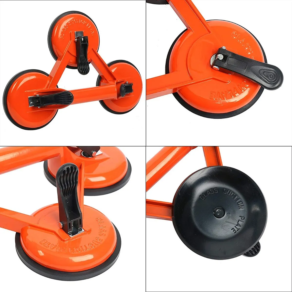 Ventosa, Succionador Para Vidrio, De 3 Chupones 2