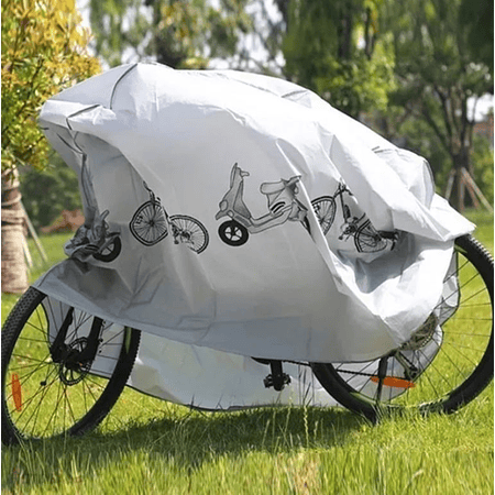 Carpa Funda Lona Cubre Moto Bicicleta Con Diseño