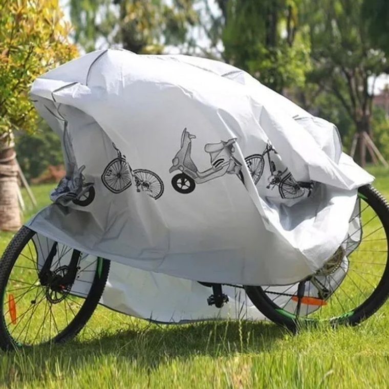 Carpa Funda Lona Cubre Moto Bicicleta Con Diseño 2