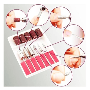 Set Torno Profesional Para Uñas Acrílicas Manicure Pedicure