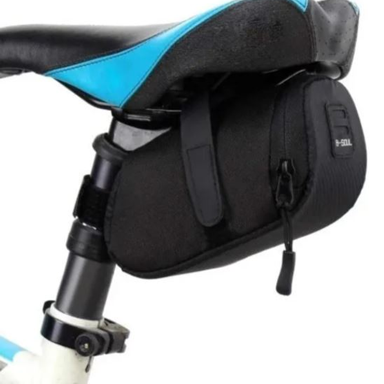 Bolso Alforja Para Bicicleta + Fijaciones Para Sillín 1