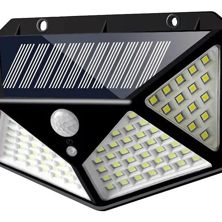 Lámpara Solar 114 Led 10w Sensor Movimiento 1