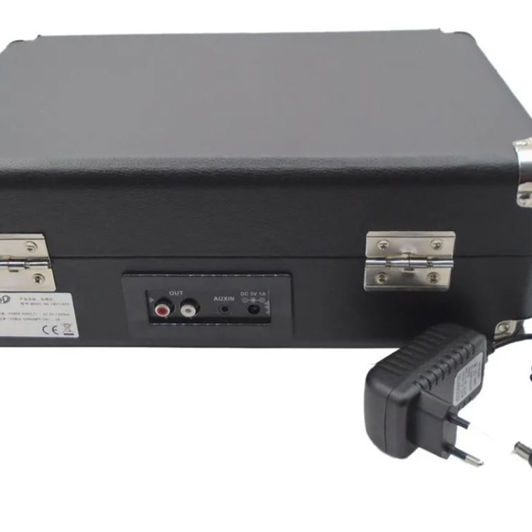 Tocadiscos Maleta Bluetooth Con Altavoces 3 Velocidades 3