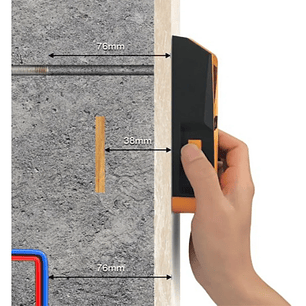 Detector Metal Madera Vigas Cableado 3 En 1 Detector Pared