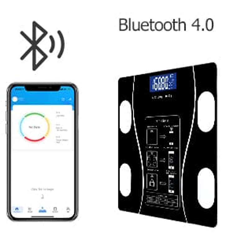 Pesa Digital De Baño Inteligente Bluetooth App 2