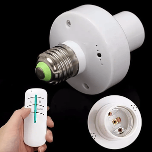 Soquete Control Remoto Inalambrico Ampolletas E27