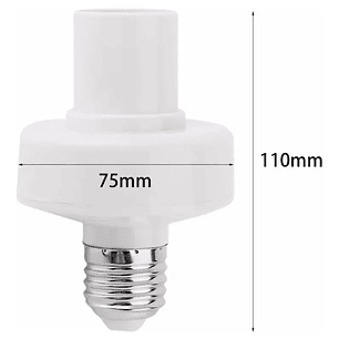 Soquete Control Remoto Inalambrico Ampolletas E27