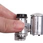 Microscopio Lupa De Bolsillo Luz Led/uv 60x - Miniatura 2