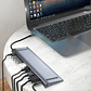 Adaptador Hub 11 En 1 Usb Tipo C Usb-c Hdmi Vga Usb Lan Sd - Miniatura 5