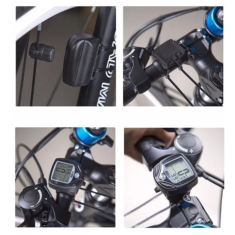 Ciclocomputador Velocimetro Inalambrico Para Bicicleta 3