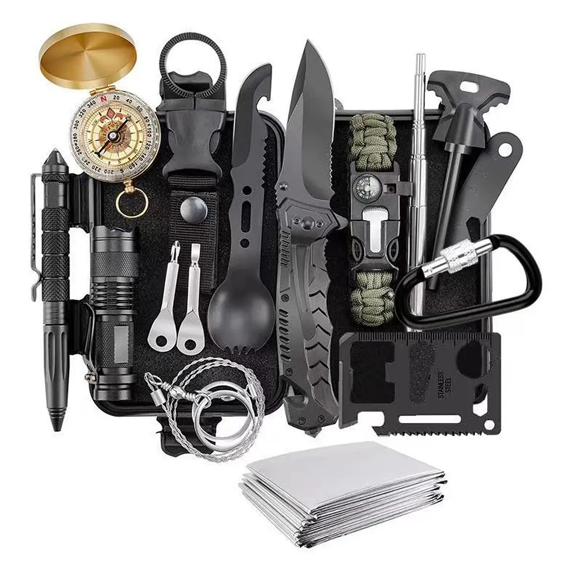 Kit Herramientas De Supervivencia Camping 1