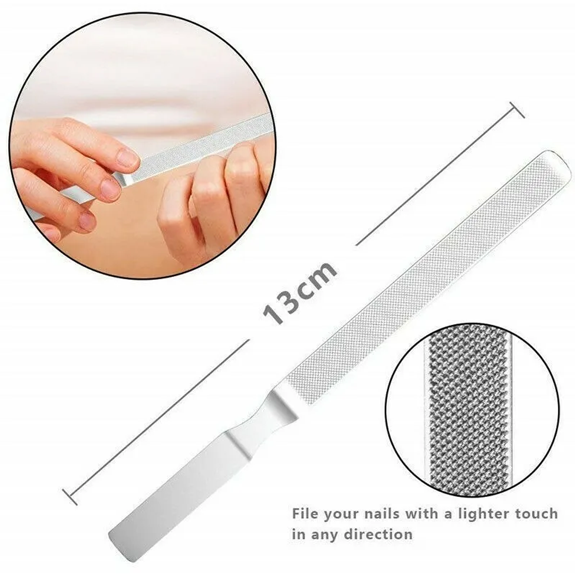 Kit Herramientas Uñas Encarnadas Set Pedicura 12 Pcs 2