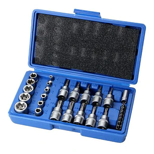 Juego Dados Torx Hembra Macho 29 Piezas