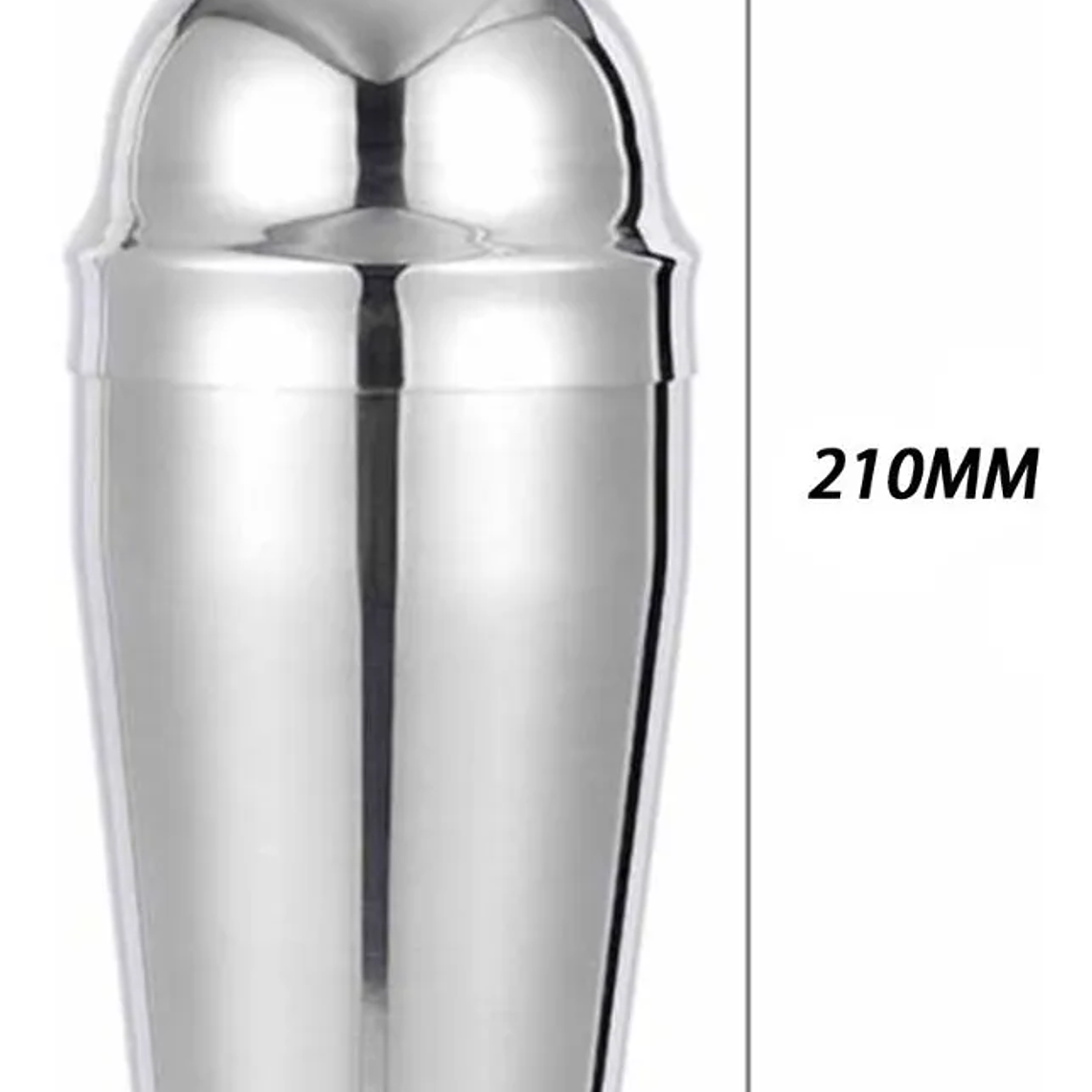 Coctelera Mezclador De Bebidas De Acero Inoxidable 3