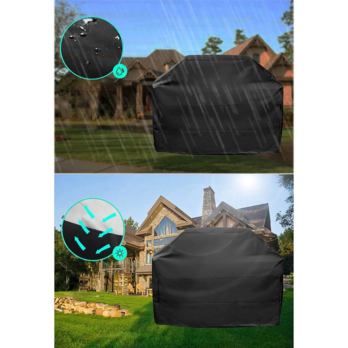 Cobertor Parrilla Asador Exterior Funda Protector Barbacoa 6