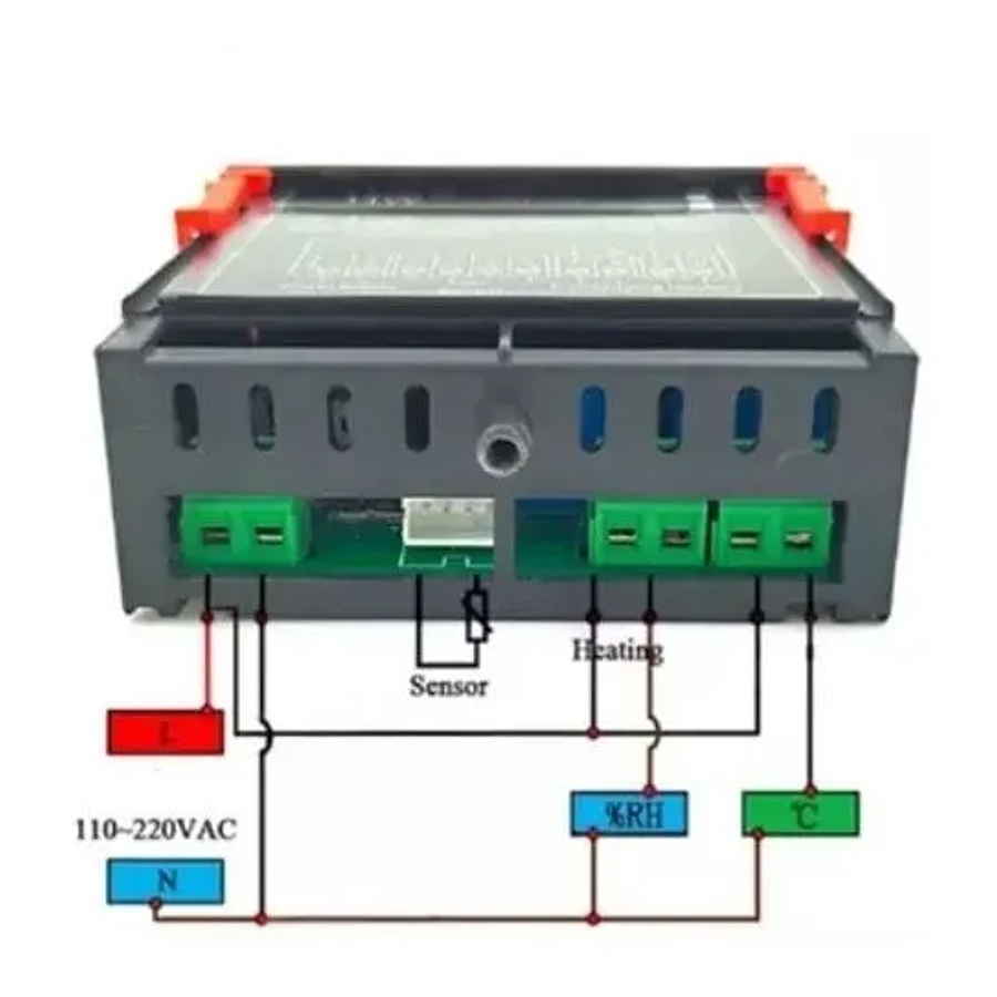 Controlador Digital Temperatura Y Humedad Sht2000 220v