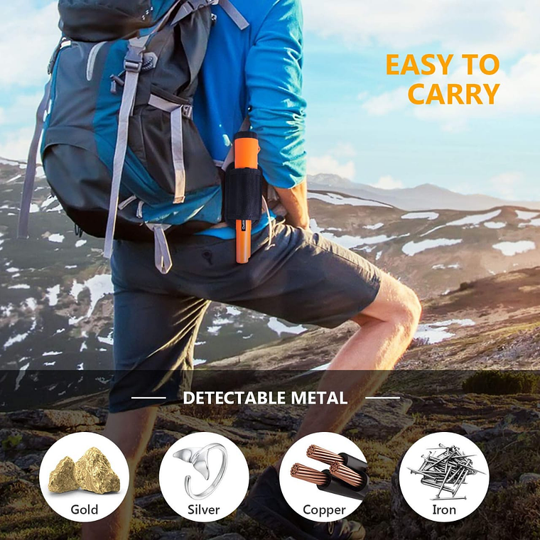 Detector Metales Portátil Localizador De Mano 5