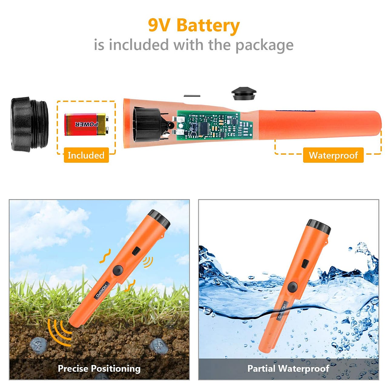 Detector Metales Portátil Localizador De Mano 2