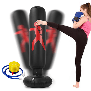 Saco De Boxeo Inflable + Inflador