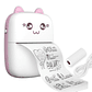 Mini Impresora Térmica Portátil Bluetooth Gatito + 1 Rollo - Miniatura 2