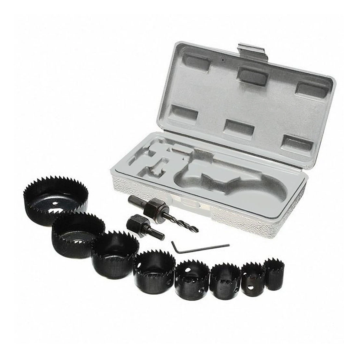 Juego Brocas Sierra Copa Madera 11 Piezas 1