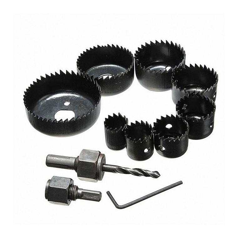 Juego Brocas Sierra Copa Madera 11 Piezas 2