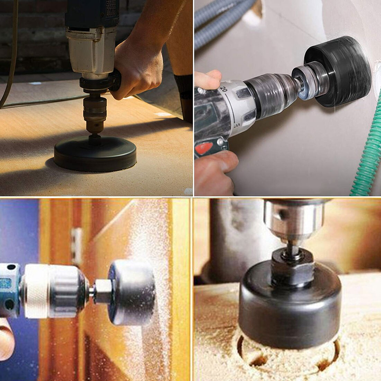 Juego Brocas Sierra Copa Madera 11 Piezas 3