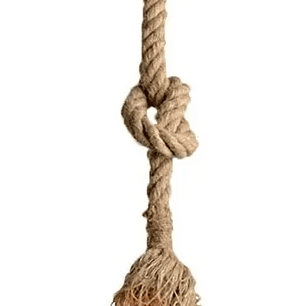 Lampara Colgante Soga Decorativo Vintage E27