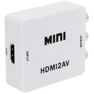 Adaptador Conversor Hdmi a AV RCA Video Analógico