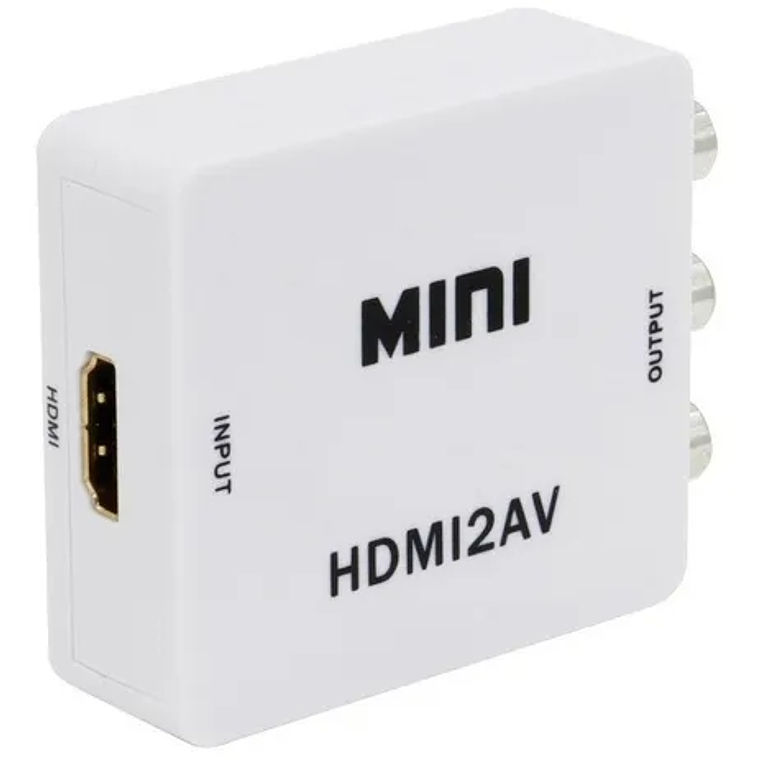 Adaptador Conversor Hdmi a AV RCA Video Analógico 1