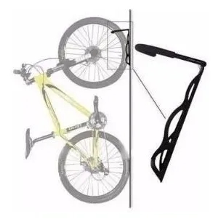 Gancho Para Bicicletas Soporte Muro Portabicicleta De Pared 1