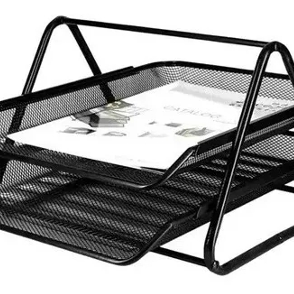 Organizador Escritorio Archivador Bandeja Oficina 2 Niveles 1