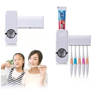 Dispensador Automático Pasta Dientes Porta Cepillo