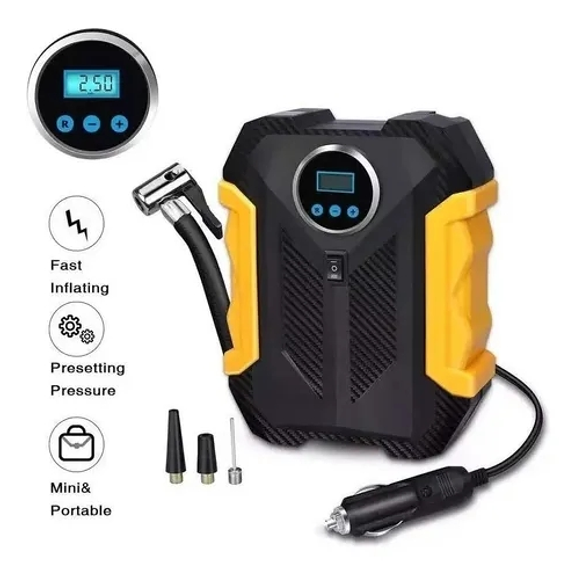 Compresor De Aire 12v Para Vehículos Neumaticos Etc 5