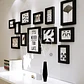 Set Marcos Foto Decorativo Pared 12 Piezas - Miniatura 1